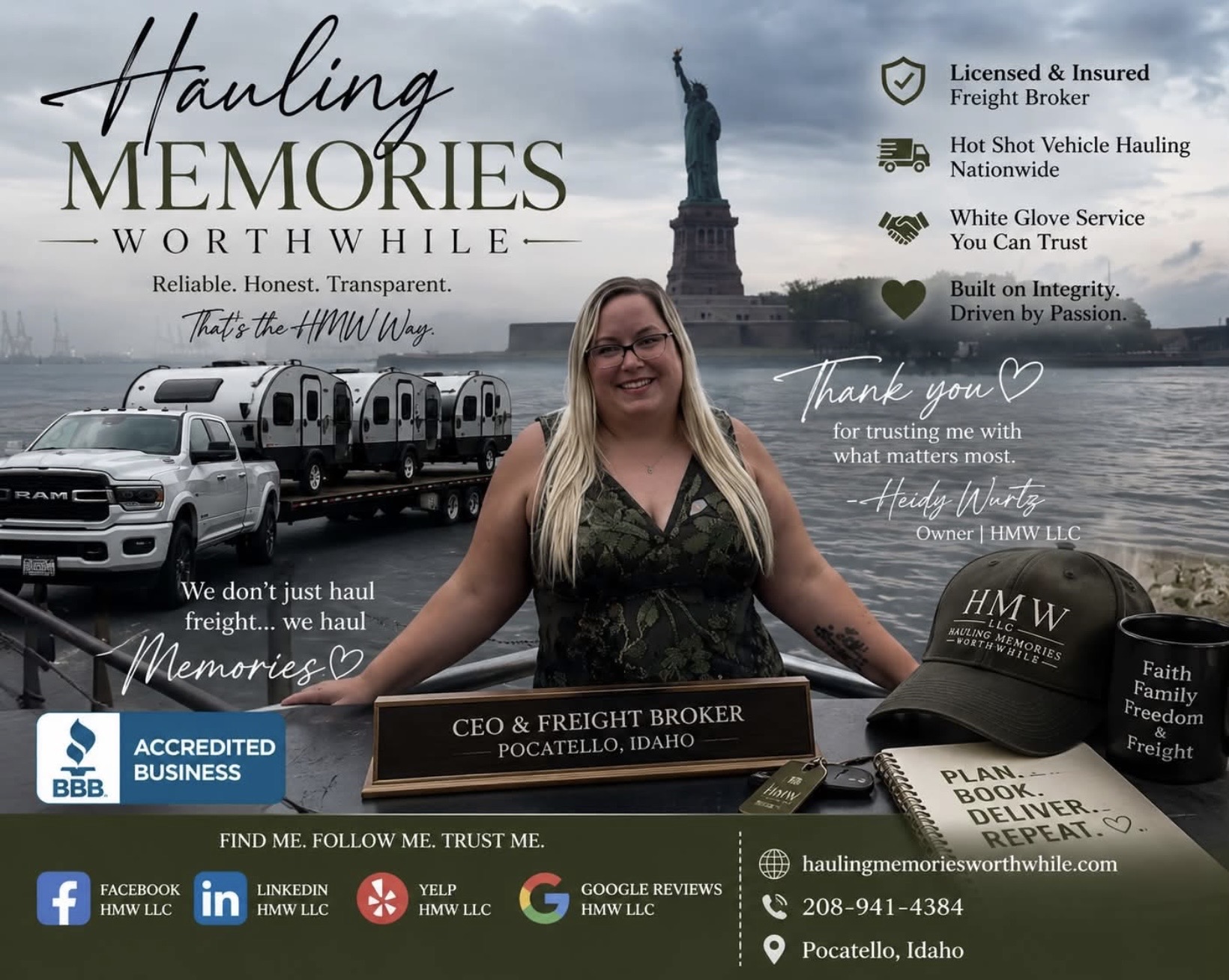 HMW LLC — Hauling Memories Worthwhile